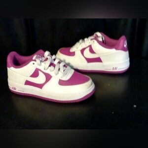 Nike Air Force One Size 2Y Pink